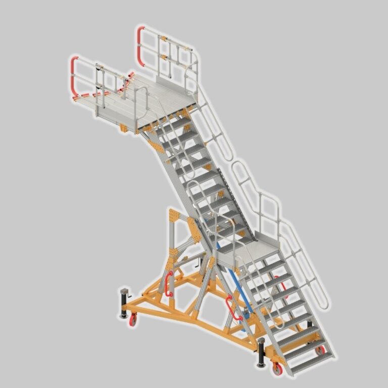 Specialanpassad arbetsplattform för servicearbeten