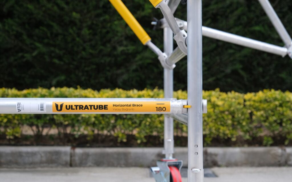 närbild på ultra rullställning i aluminium