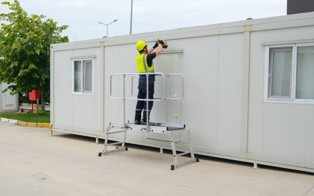 arbetsplattformar ute