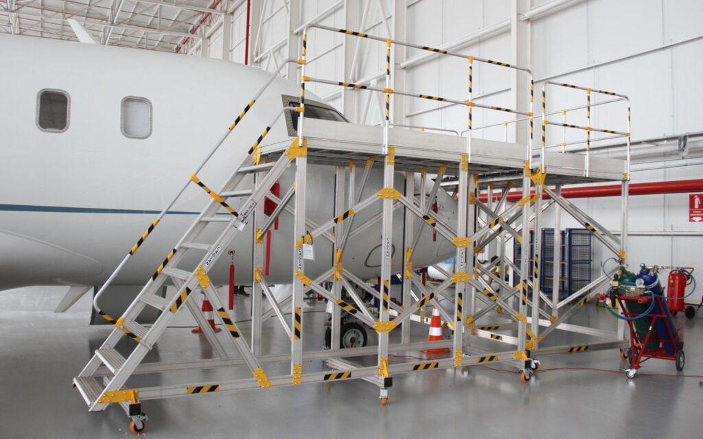 arbetsplattform flygtrafik