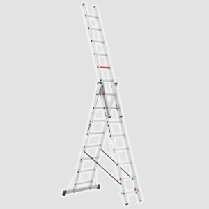 Aluminiumstege för professionellt arbete på höjd