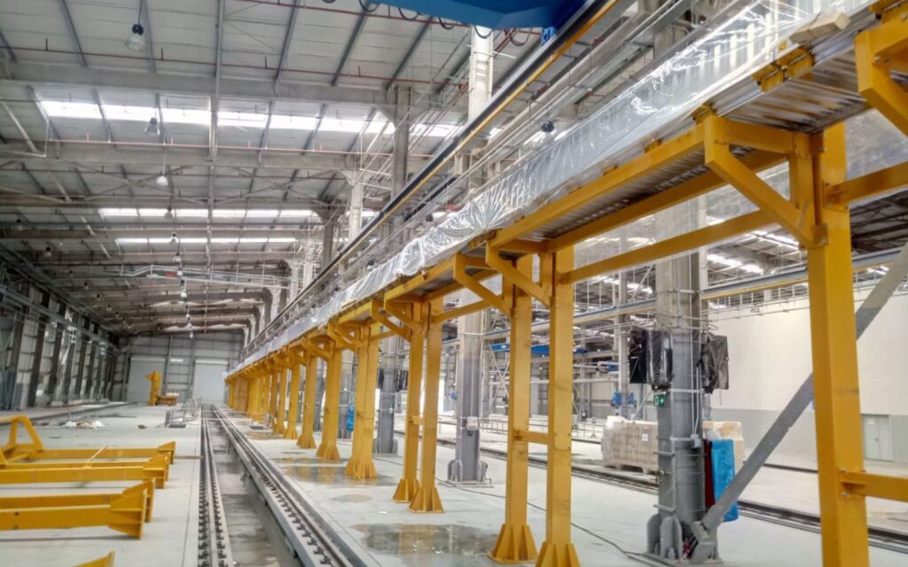 arbetsplattform för tåg & järnväg