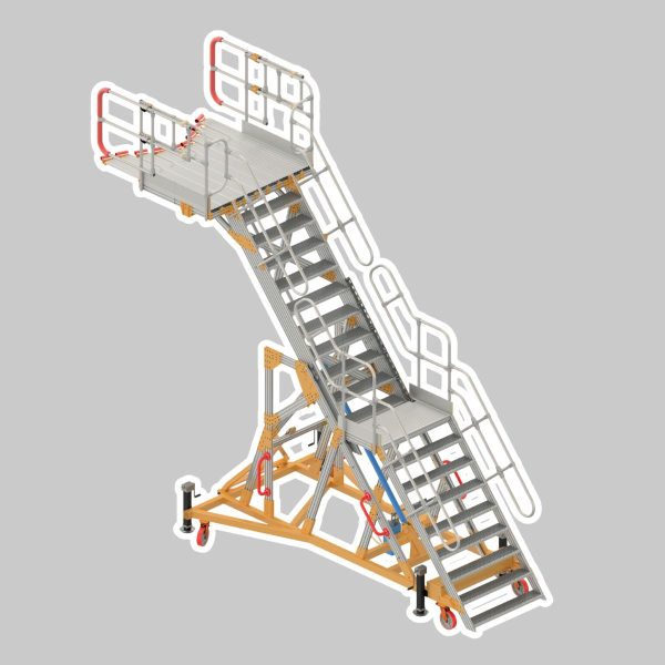 Specialanpassad arbetsplattform för servicearbeten